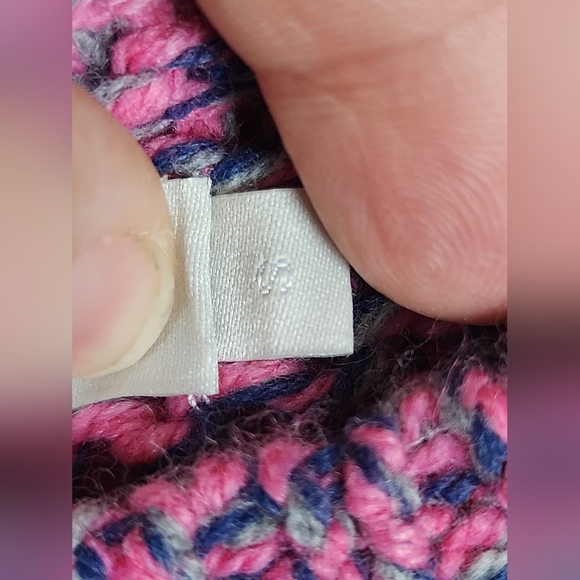 Revolve One Grey Day marled knit sweater with slightly cropped hem Small NEW - Picture 5 of 6